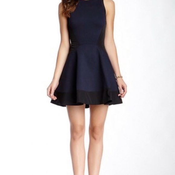 Ted Baker London Dresses & Skirts - Ted Baker skater flare Dress SIZE 1 Black Fit Flare Midi Sleeveless Stretch NWOT